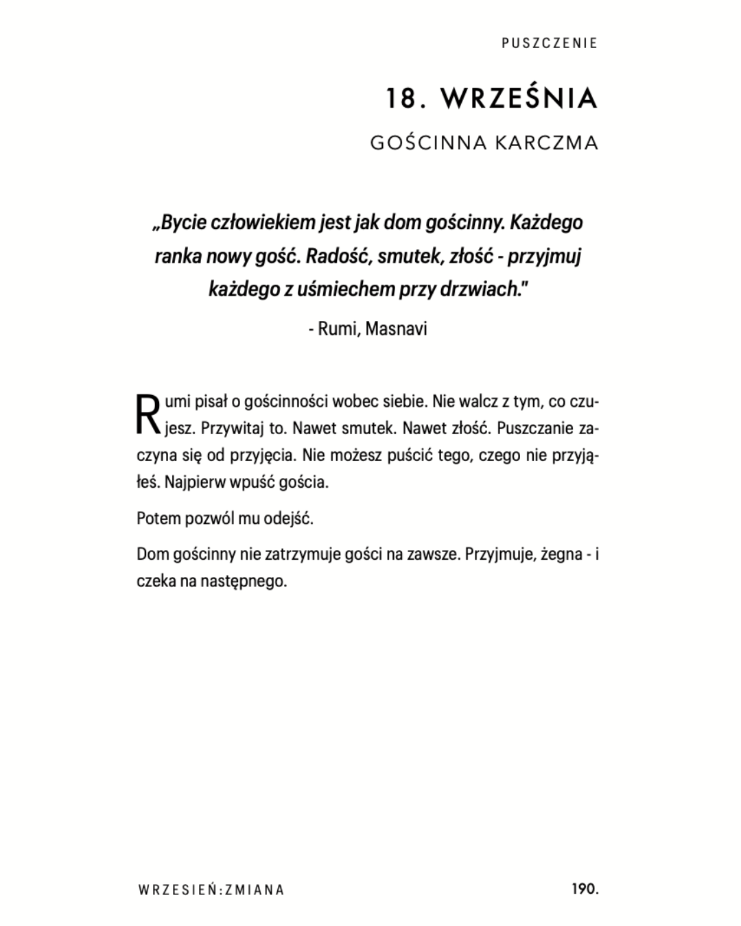 18 Września: Gościnna karczma